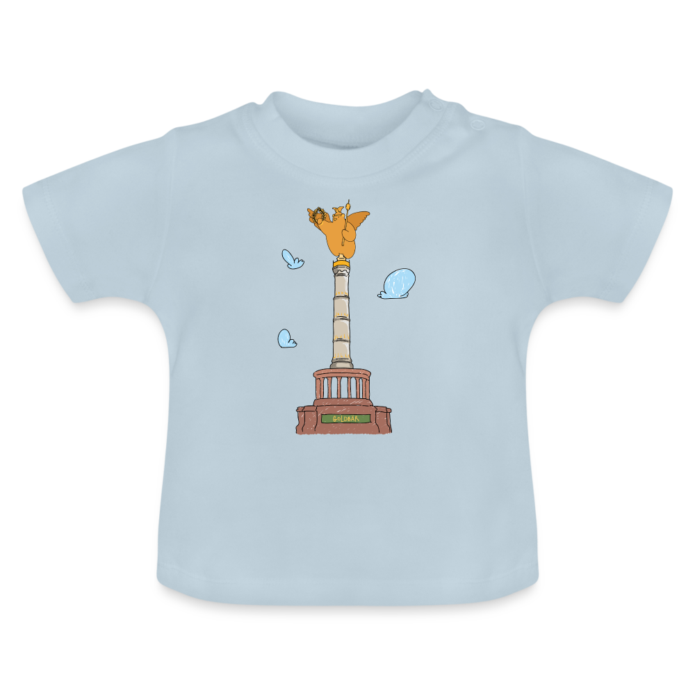 Gold Bär - Baby T-Shirt - Hellblau