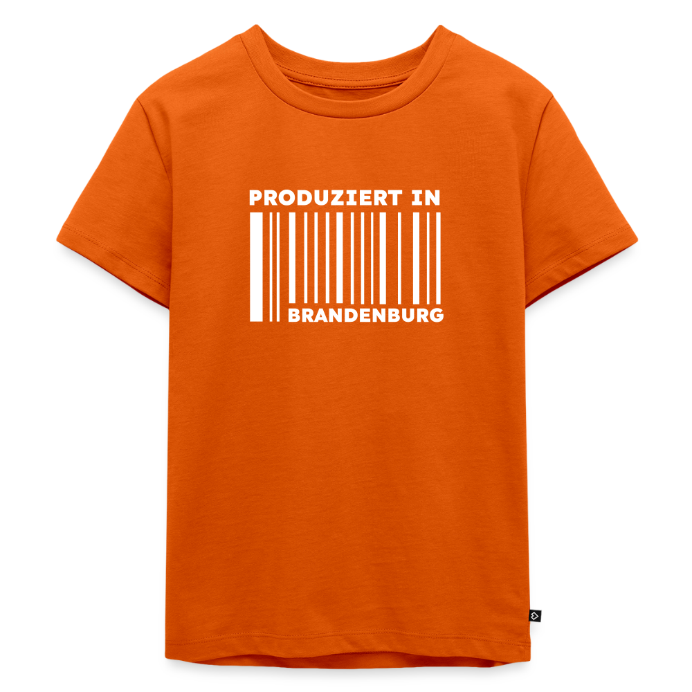 PRODUZIERT IN BRANDENBURG - Kinder Premium T-Shirt - Orange