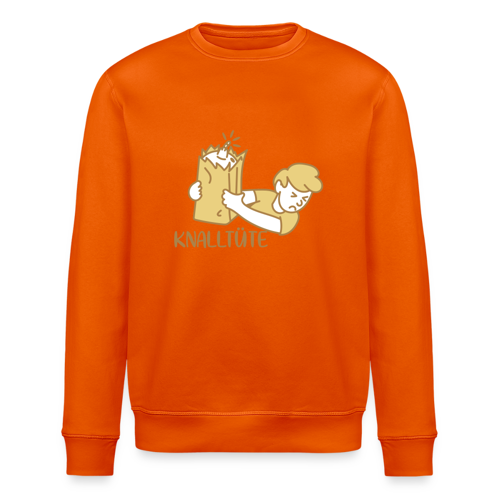 Knalltüte - Unisex Bio Sweatshirt - Tieforange