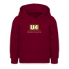 U4 - Kinder Premium Hoodie - Bordeaux