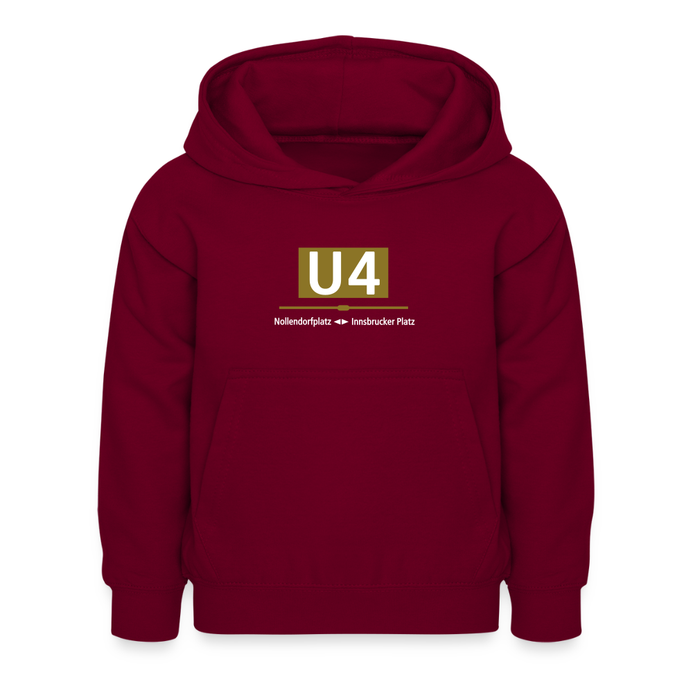 U4 - Kinder Premium Hoodie - Bordeaux