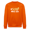 N'SCH... MUSS ICK - Unisex Bio Sweatshirt - Tieforange