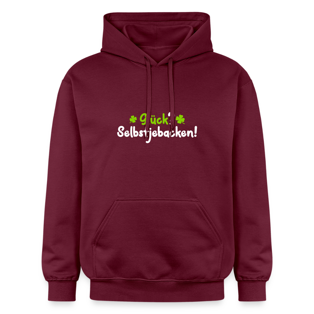 Glück? Selbstjebacken - Hoodie - Maroon