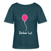 Berliner Luftballon - Relaxed Rundhals Frauen Bio-T-Shirt - Dunkles Petrol