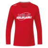 Mach ma’ halblang! - Frauen Sport Langarmshirt - Rot