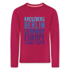 Kreuzberg - Planet Earth - Kinder Langarmshirt - dunkles Pink