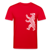 Berliner Bär im Netz - weiß - Unisex Bio T-Shirt - Rot