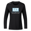 U7 - Frauen Sport Langarmshirt - Schwarz