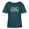 Tach ihr Flitzpiepen - Relaxed Rundhals Frauen Bio-T-Shirt - Dunkles Petrol