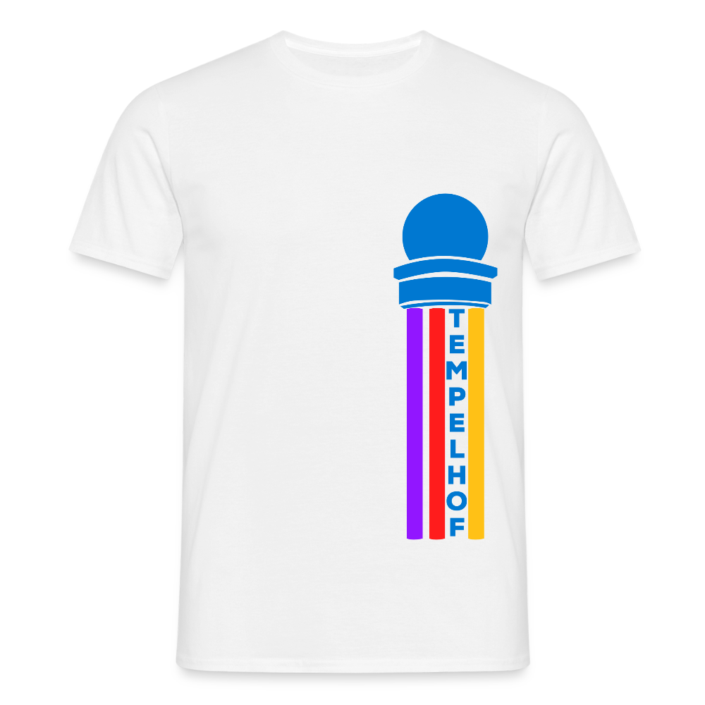 Tempelhof Radarturm - Männer Premium T-Shirt - Weiß