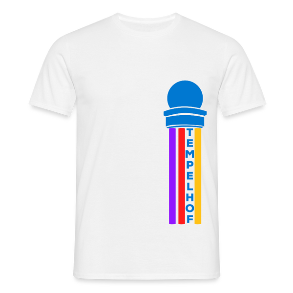 Tempelhof Radarturm - Männer Premium T-Shirt - Weiß