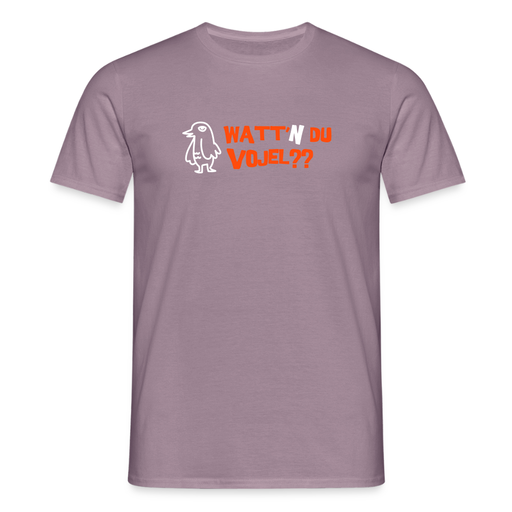 Watt'n du Vojel - Männer Premium T-Shirt - Lilagrau