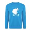 Fahrradbär - Unisex Pullover - Meeresblau