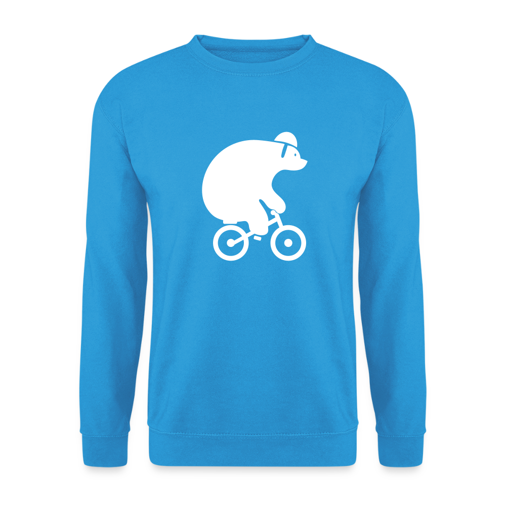 Fahrradbär - Unisex Pullover - Meeresblau