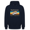 Friedrichshain Hippest Neighborhood - Unisex Hoodie - Navy