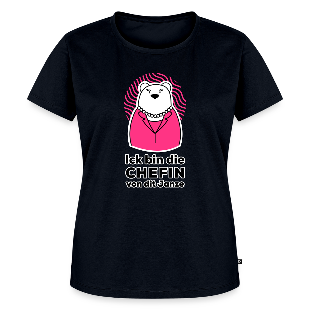 Chefin - Frauen Premium T-Shirt - Navy