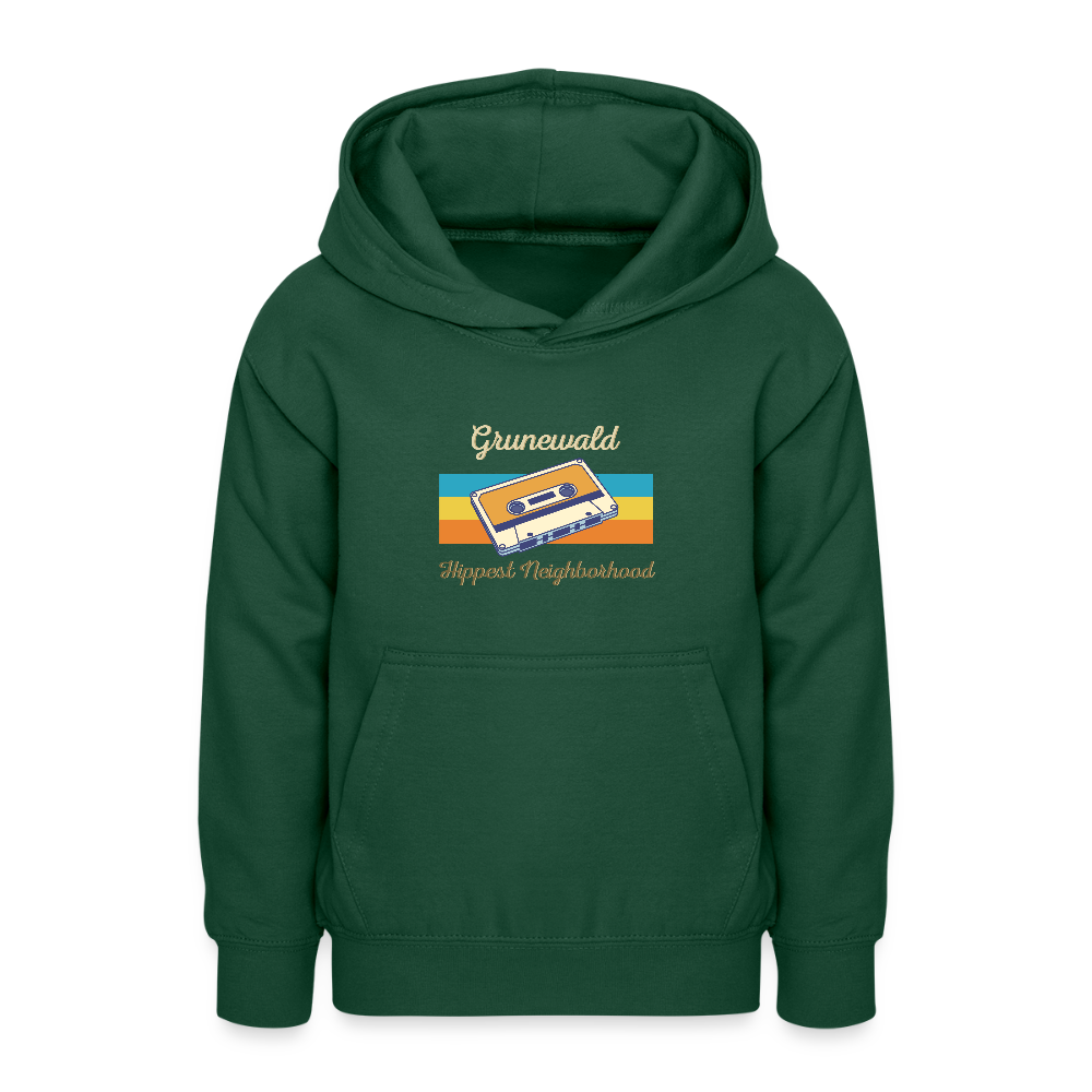 Grunewald Hippest Neighborhood - Teenager Hoodie - Flaschengrün