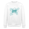 Faxen Dicke! - Unisex Bio Sweatshirt - Weiß