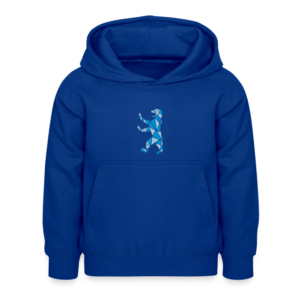 Berliner Bär Geometrie - Kinder Hoodie - Royalblau