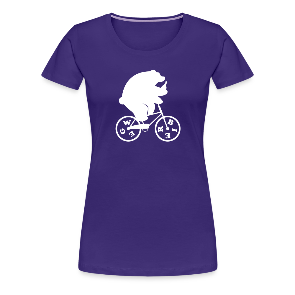 Wegbier Berlin - Frauen Premium T-Shirt - Lila