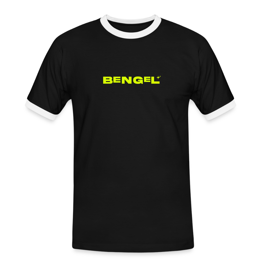 Bengel Berlin - Männer Ringer T-Shirt - Schwarz/Weiß