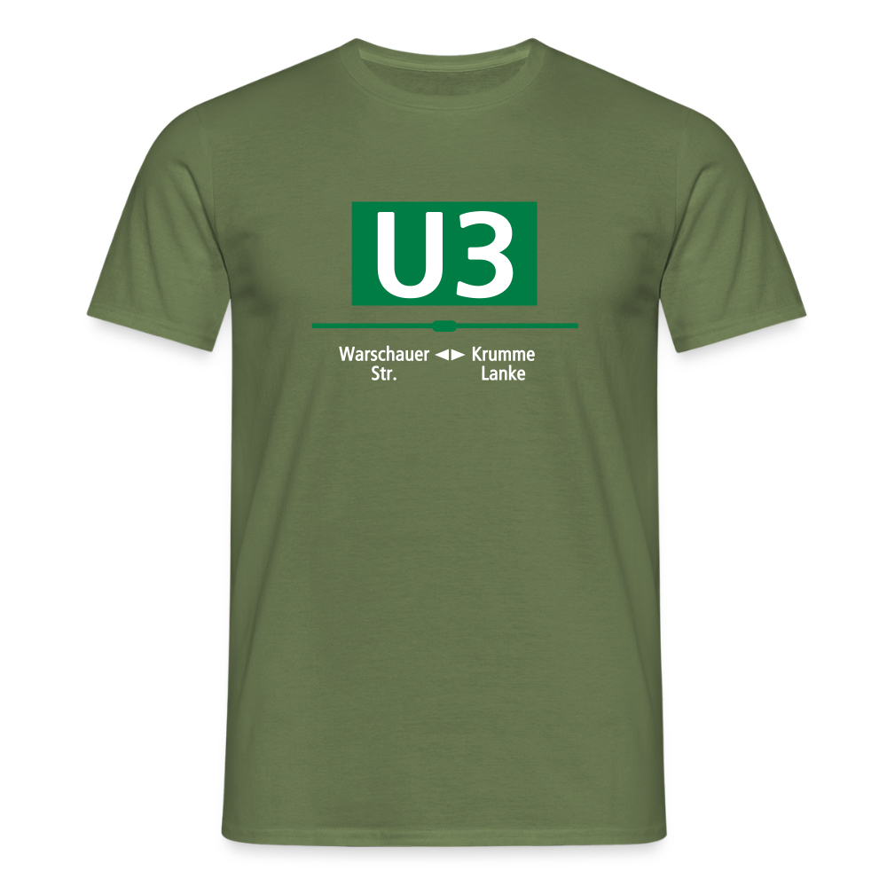 U3 - Männer Premium T-Shirt - Militärgrün