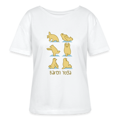 Bären Yoga - Relaxed Rundhals Frauen Bio-T-Shirt