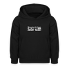 Wenn de dit liest, hör uf! - Kinder Hoodie - Schwarz