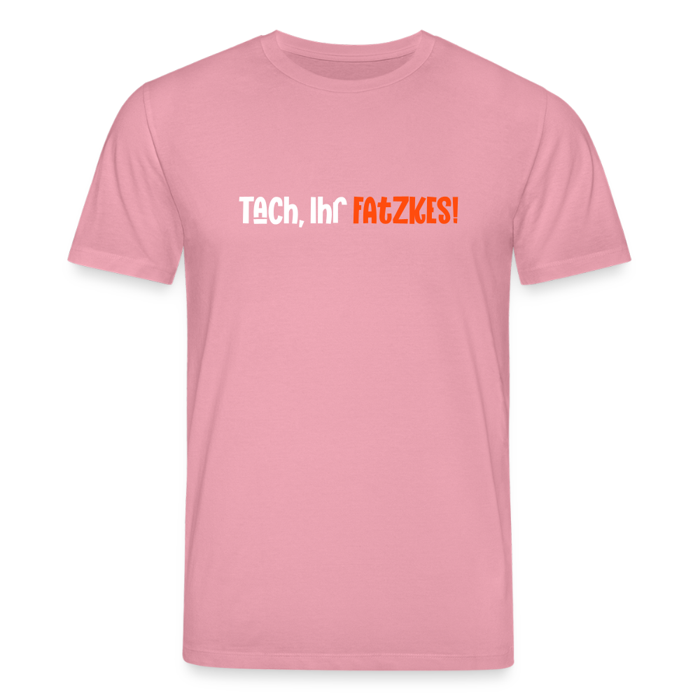 Tach, Ihr Fatzkes! - Unisex Bio T-Shirt - Lila Traum