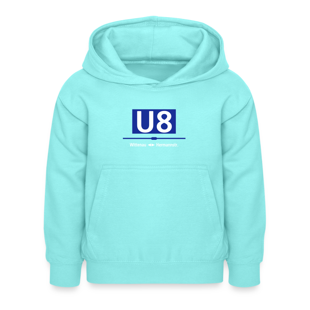 U8 - Kinder Hoodie - Pfefferminze