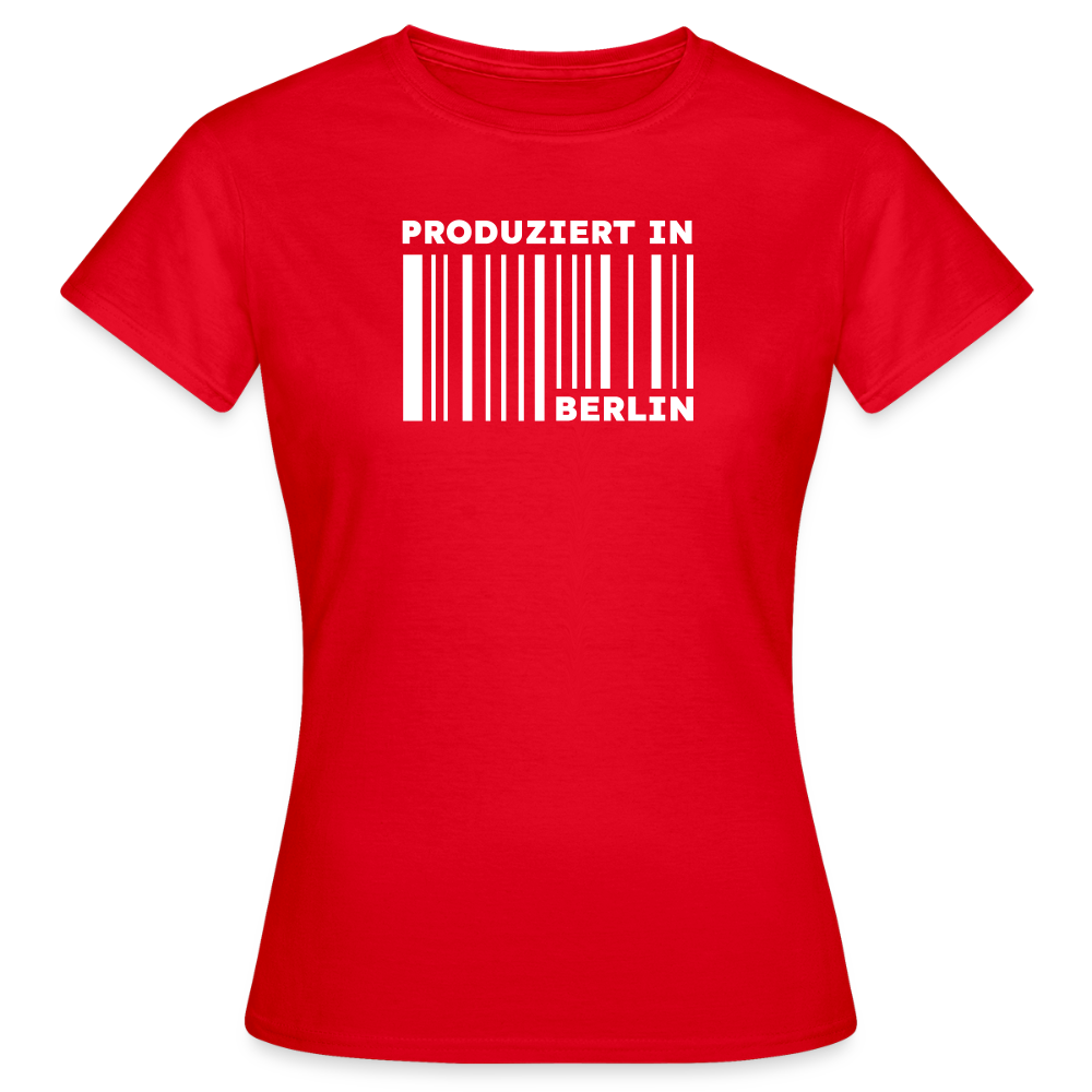 PRODUZIERT IN BERLIN - Frauen Premium T-Shirt - Rot