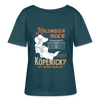 Kolumbien oder Köpenick - Relaxed Rundhals Frauen Bio-T-Shirt - Dunkles Petrol