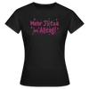 Mehr Jlitzer im Alltag! - Frauen Premium T-Shirt - Schwarz