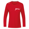 Auwacka! - Frauen Sport Langarmshirt - Rot