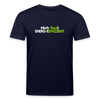 Nich faul! Energieeffizient! - Unisex Bio T-Shirt - Navy