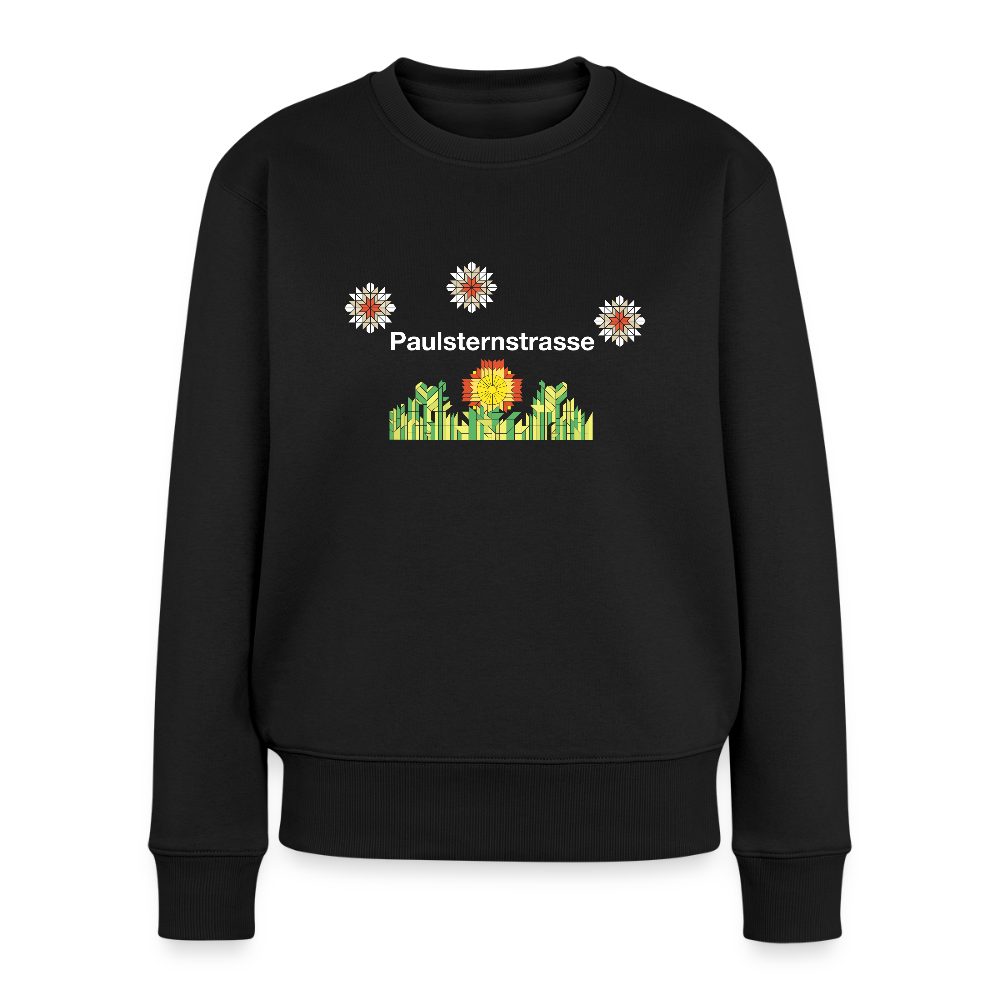 Paulsternstrasse - Frauen Premium Pullover - Schwarz