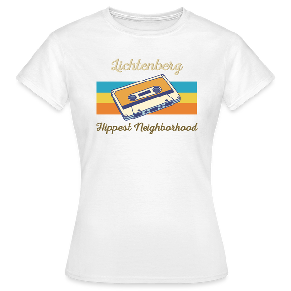 Lichtenberg Hippest Neighborhood - Frauen Premium T-Shirt - Weiß