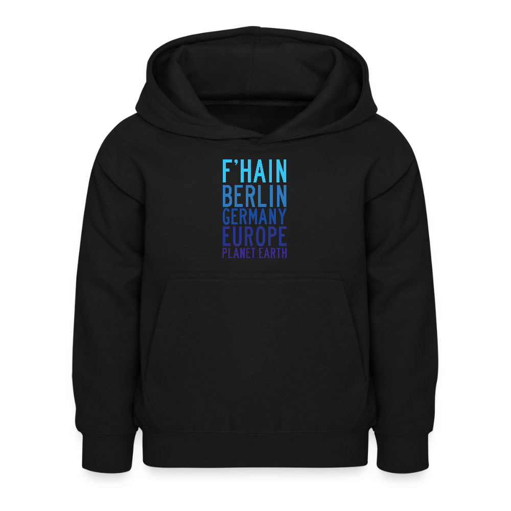 F'hain - Planet Earth - Kinder Hoodie - Schwarz