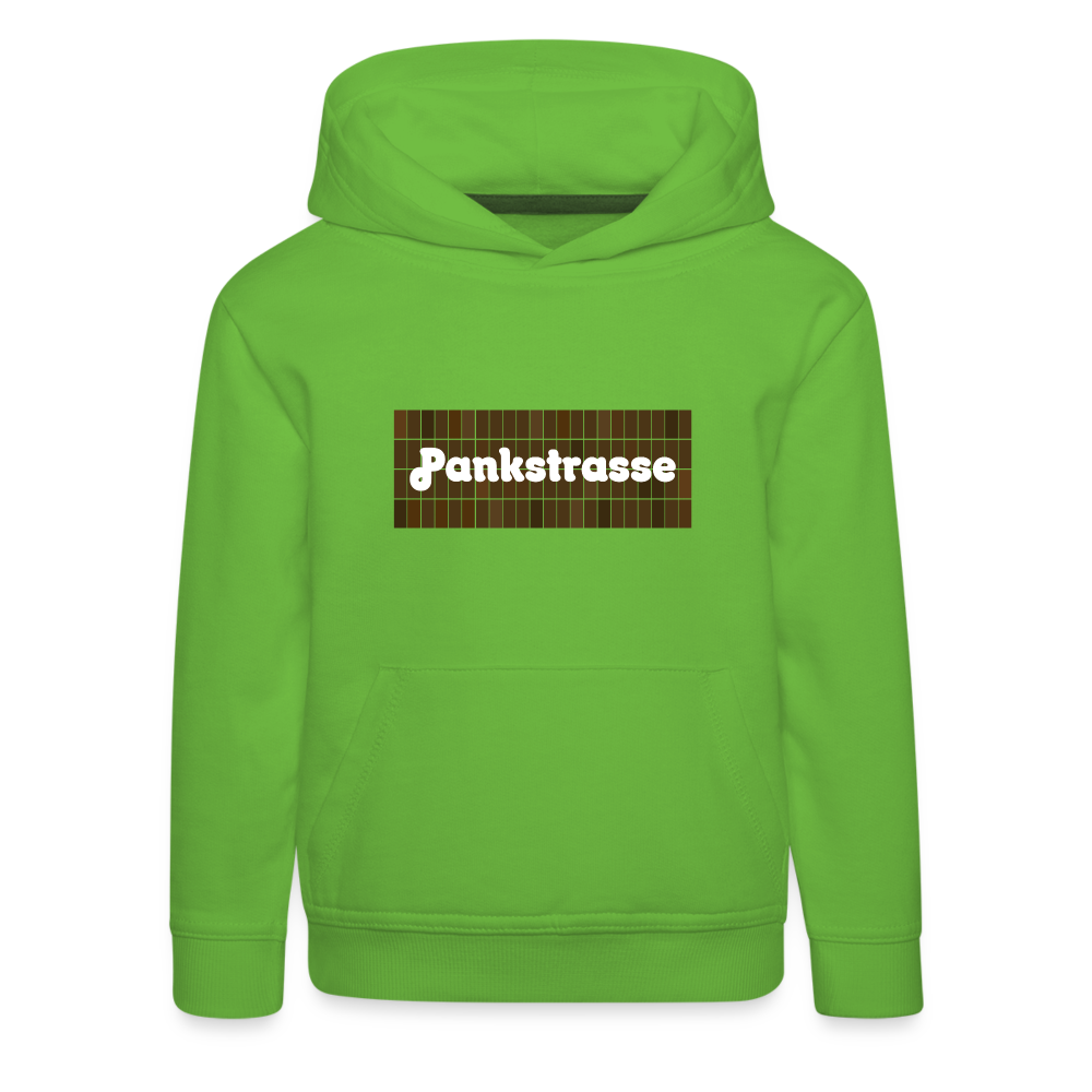 Pankstrasse - Kinder Premium Hoodie - Hellgrün