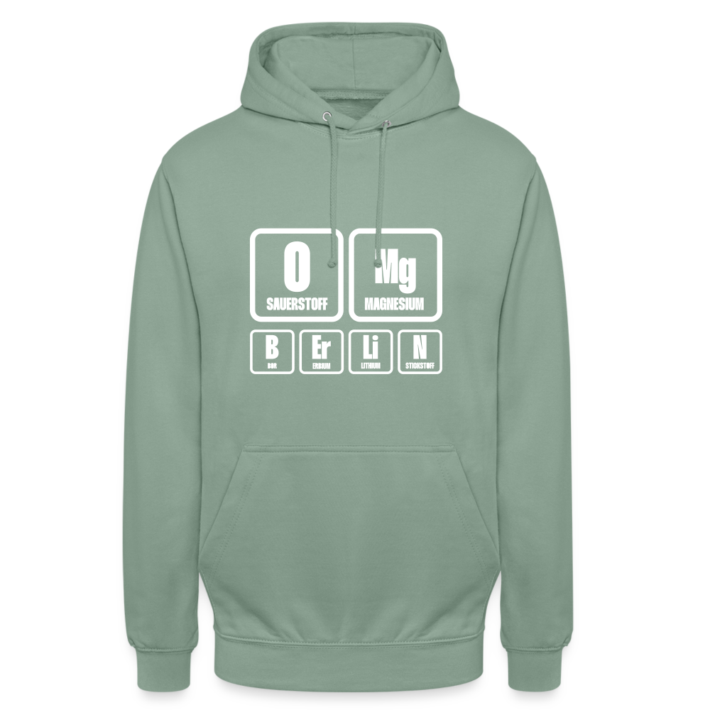 OMG Berlin - Unisex Hoodie - Graugrün