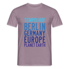 Tempelhof Planet Earth - Männer Premium T-Shirt - Lilagrau