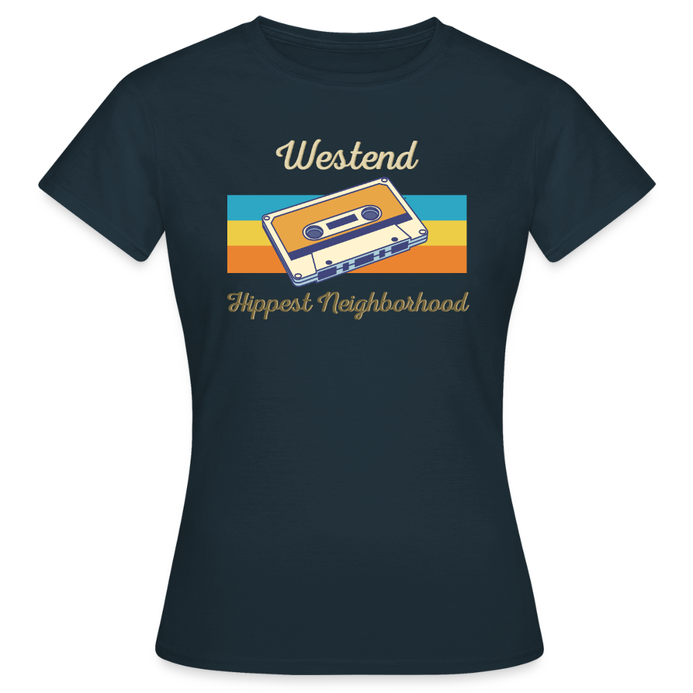 Westend Hippest Neighborhood - Frauen Premium T-Shirt - Navy
