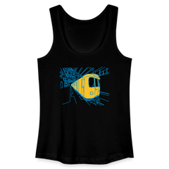 U-Bahn in Linien - Frauen Bio Tank Top