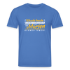Wasde heute kannst erleben, kann dir morjen keener jeben! - Unisex Bio T-Shirt - Achtsames Blau