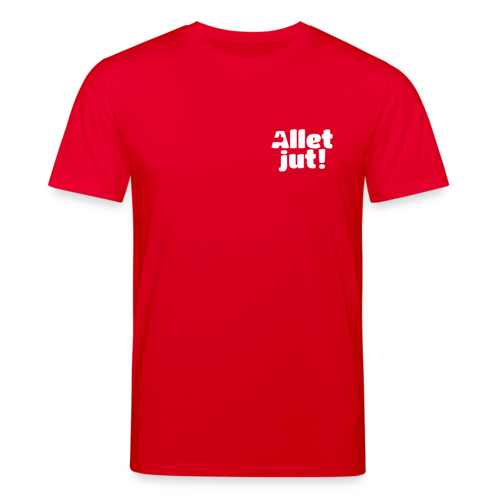 Allet Jut - Unisex Bio T-Shirt - Rot