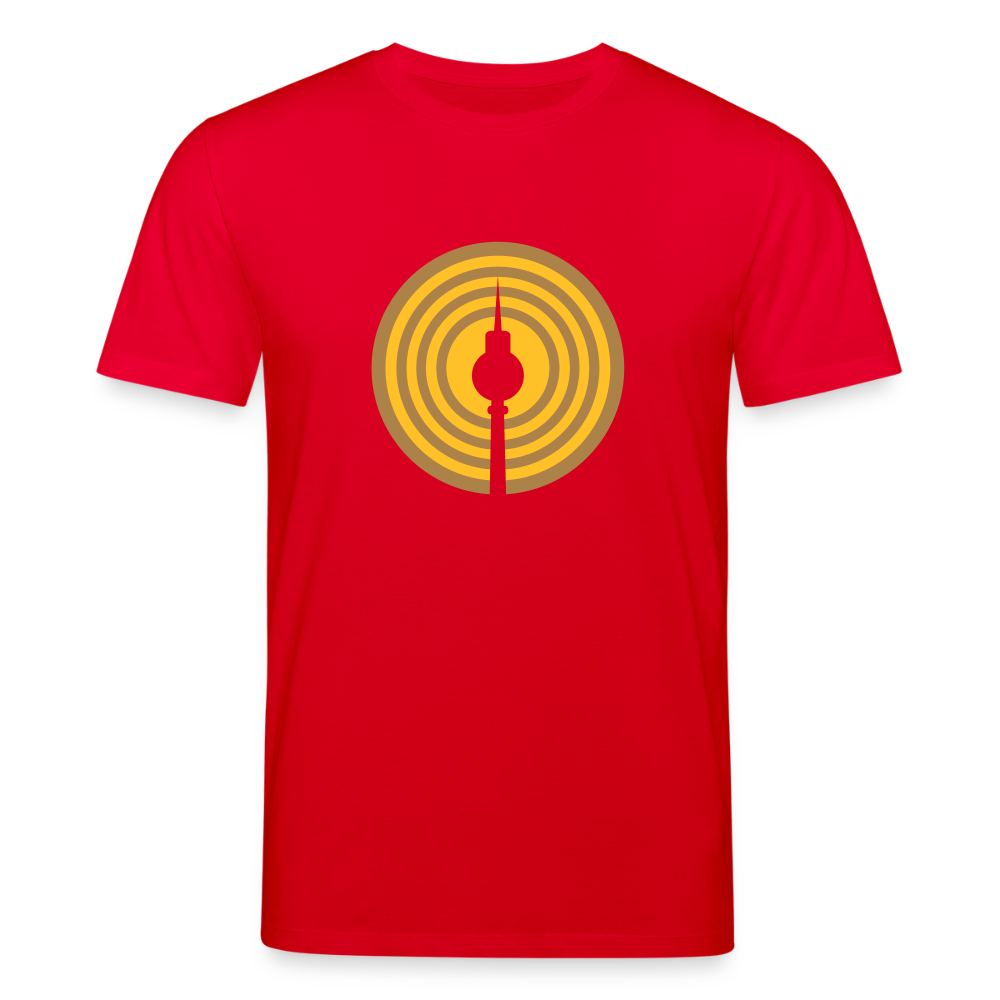Berlin im Fokus - Unisex Bio T-Shirt - Rot