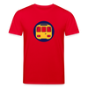 U-Bahntunnel - Unisex Bio T-Shirt - Rot
