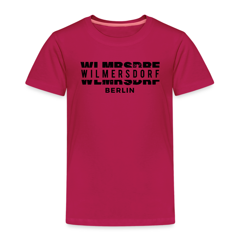 WLMRSDRF - Kinder Premium T-Shirt - dunkles Pink