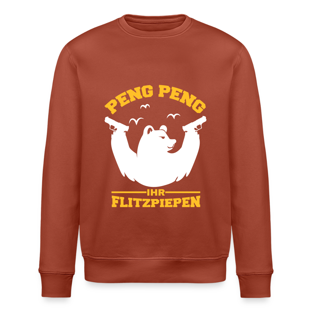 Peng Peng - Unisex Bio Sweatshirt - Terrakotta