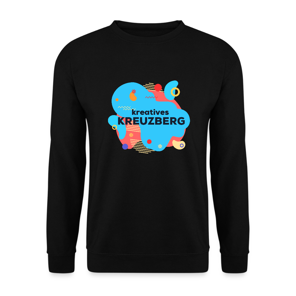Kreatives Kreuzberg - Unisex Pullover - Schwarz